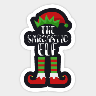 The Sarcastic Elf Sticker